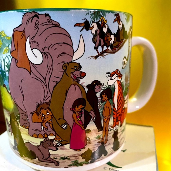 DISNEY STORE EXCLUSIVE 90’s NWT THE JUNGLE BOOK COLLECTIBLE CERAMIC MUG … - Picture 5 of 15
